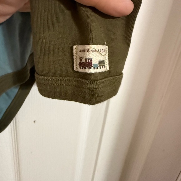 Janie and Jack Steam Engine Train Long Sleeve Romper - Picture 11 of 11